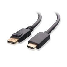 Gold überzogener Displayport zu HDTV Kabel, der 4k unterstützt